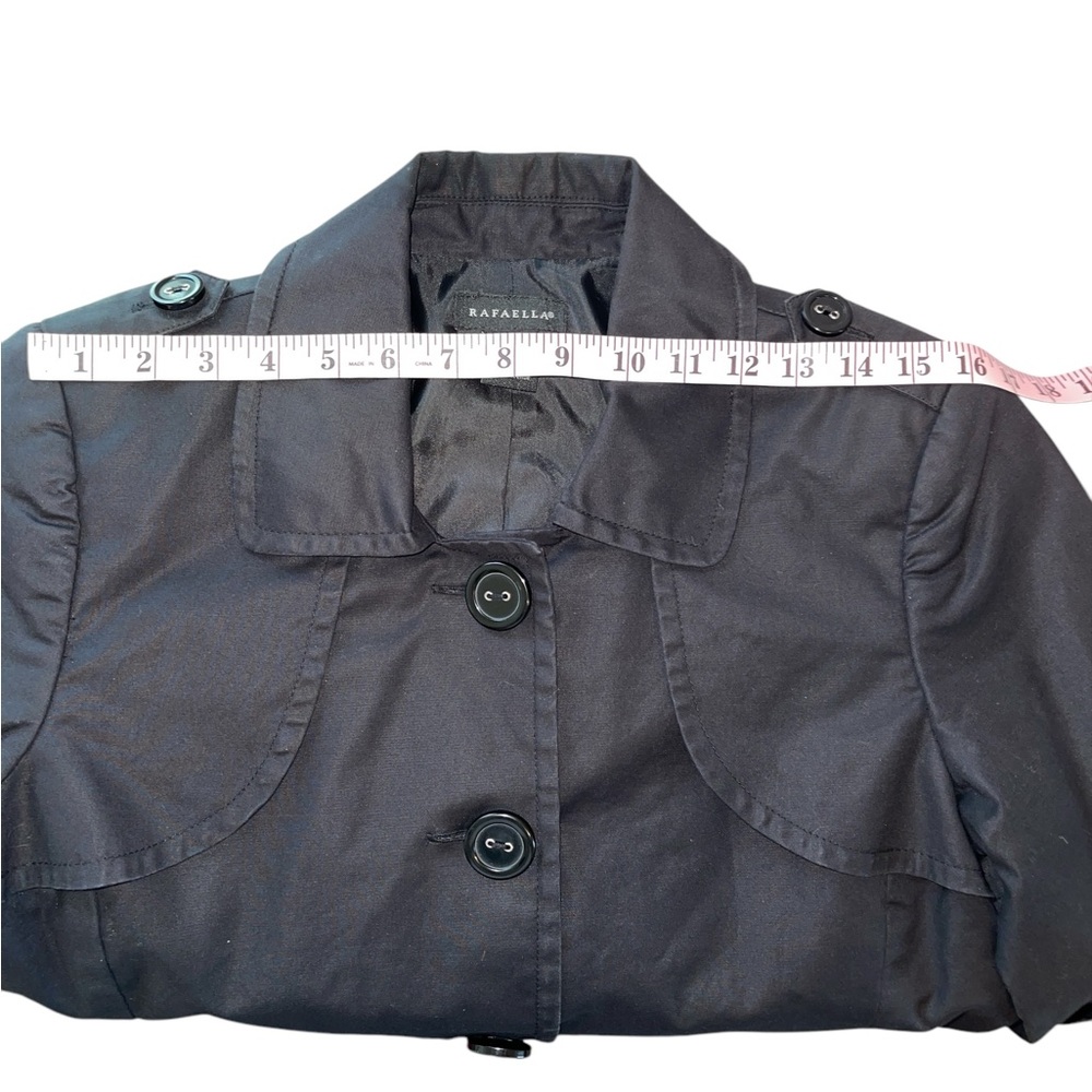 Rafaella Soft Black Cotton Jacket size Large - Picture 13 of 16